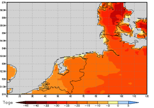 Area mean of this climate scenario: -19 days