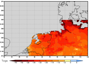 Area mean of this climate scenario: -26 days