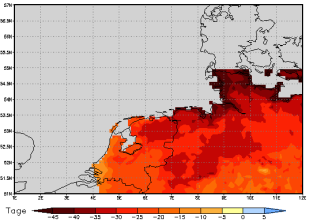Area mean of this climate scenario: -31 days