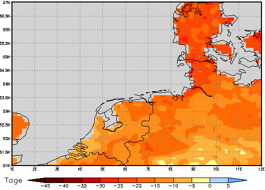 Area mean of this climate scenario: -17 days