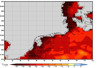 Area mean of this climate scenario: -37 days