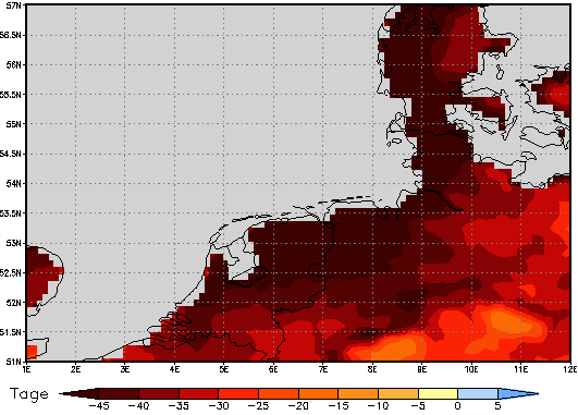Area mean of this climate scenario: -47 days