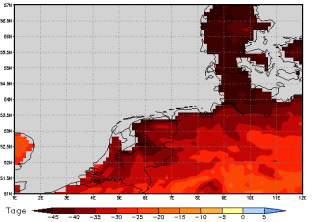 Area mean of this climate scenario: -41 days