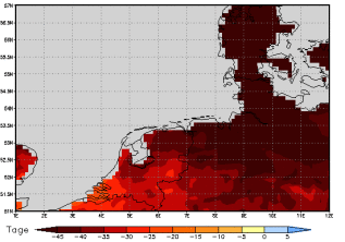 Area mean of this climate scenario: -48 days
